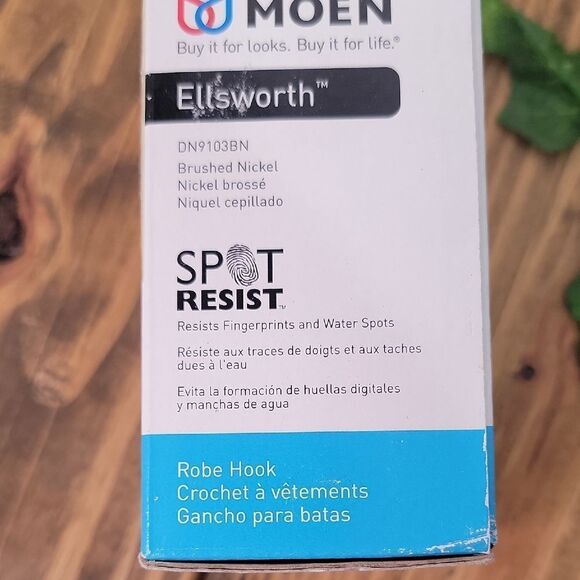 Moen Ellsworth Brushed Nickel Robe Hook - Picture 5 of 6